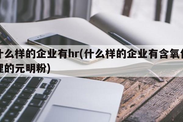 什么样的企业有hr(什么样的企业有含氧化锂的元明粉)